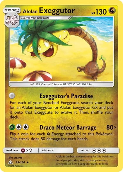 Alolan Exeggutor, SM - Ultra Prism 95/156
