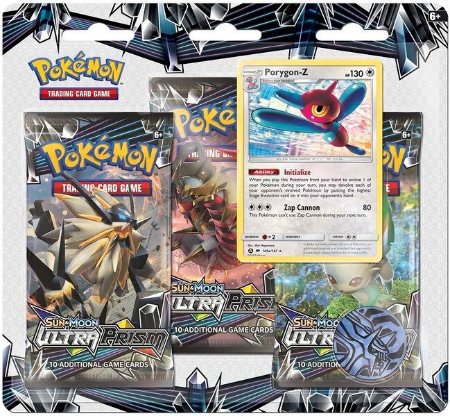 Ultra Prism 3 Pack Blister [Porygon-Z], SM - Ultra Prism P162038
