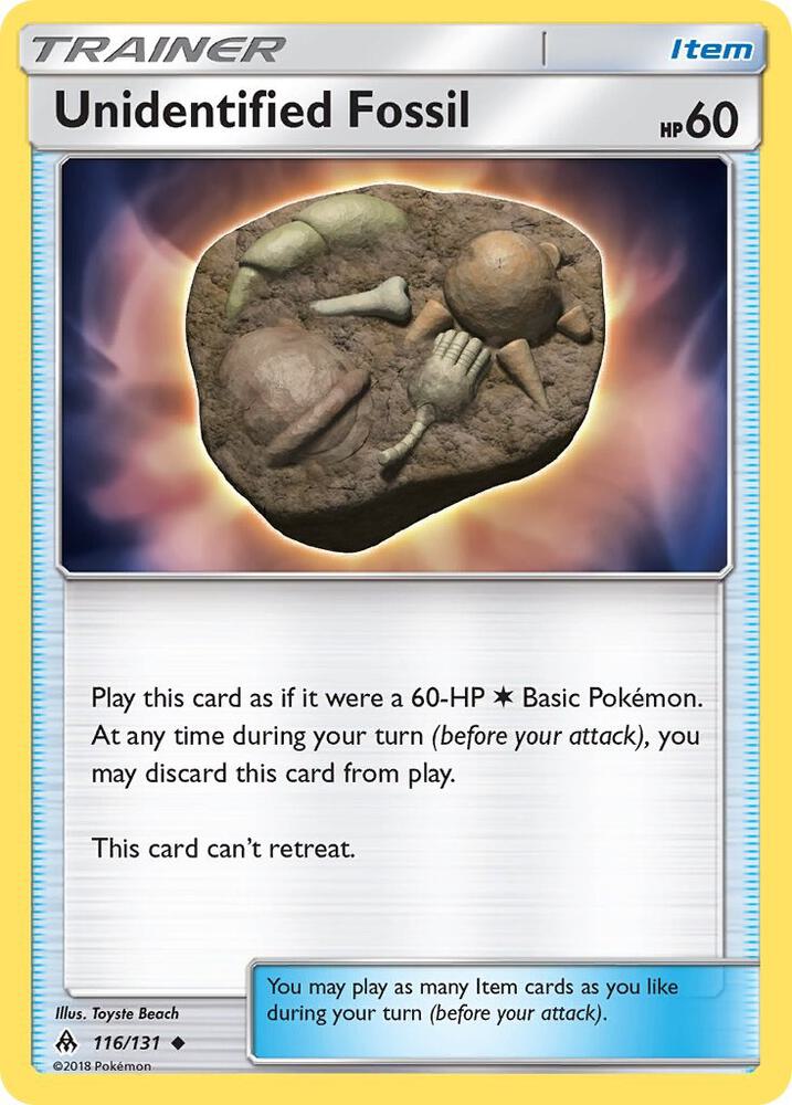 Unidentified Fossil, SM - Forbidden Light 116/131