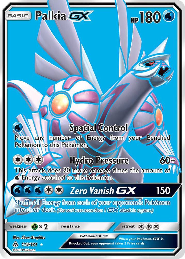 Palkia GX (Full Art), SM - Forbidden Light 119/131