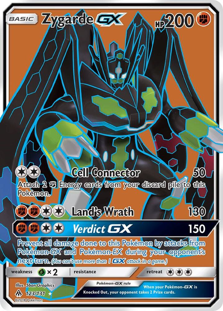 Zygarde GX (Full Art), SM - Forbidden Light 123/131