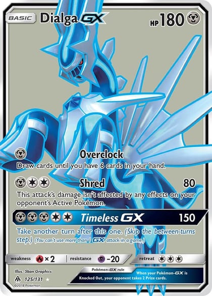 Dialga GX (Full Art), SM - Forbidden Light 125/131