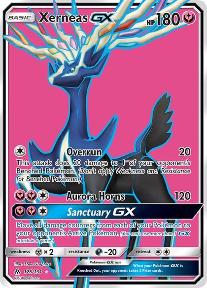 Xerneas GX (Full Art), SM - Forbidden Light 126/131