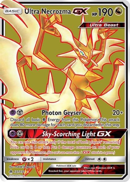 Ultra Necrozma GX (Full Art), SM - Forbidden Light 127/131