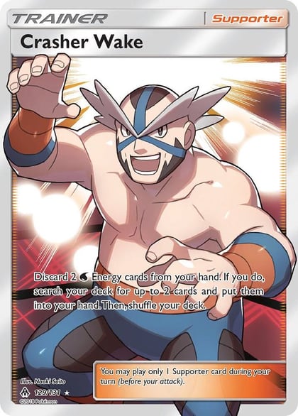 Crasher Wake (Full Art), SM - Forbidden Light 129/131