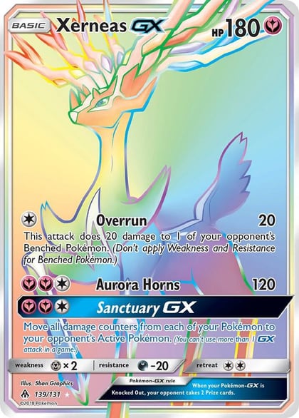 Xerneas GX (Secret), SM - Forbidden Light 139/131