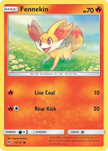 Fennekin (15), SM - Forbidden Light 15/131
