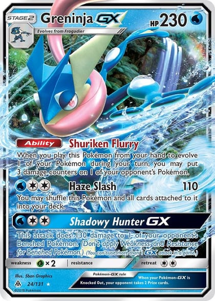 Greninja GX, SM - Forbidden Light 24/131