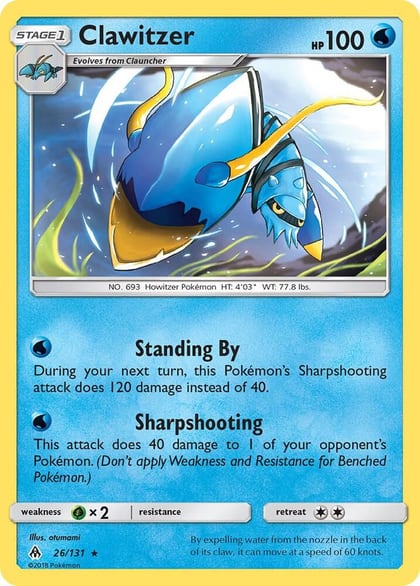 Clawitzer, SM - Forbidden Light 26/131