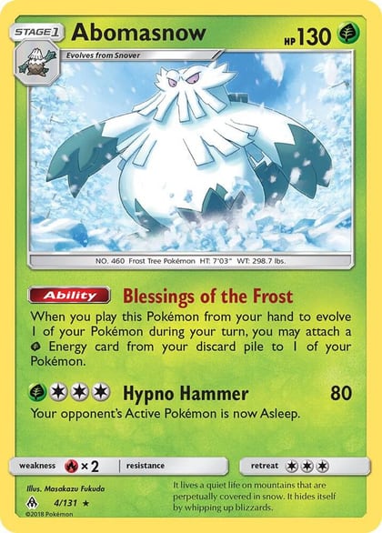Abomasnow, SM - Forbidden Light 4/131