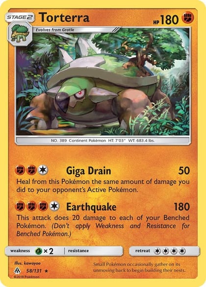 Torterra, SM - Forbidden Light 58/131