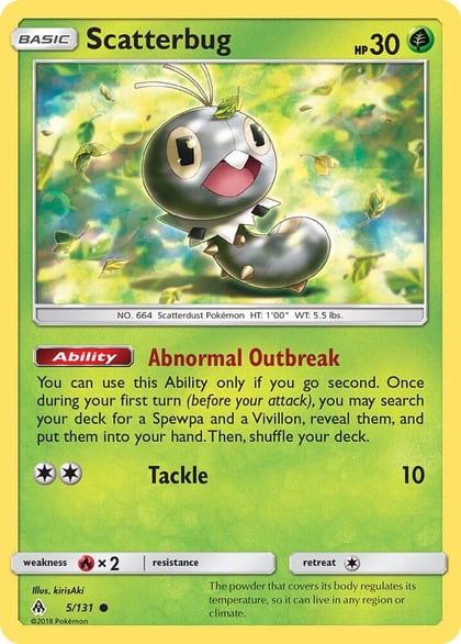 Scatterbug (5), SM - Forbidden Light 5/131