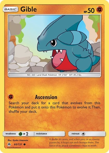 Gible, SM - Forbidden Light 60/131