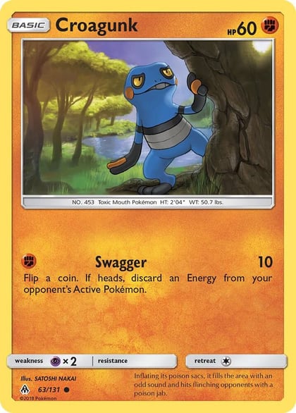Croagunk, SM - Forbidden Light 63/131