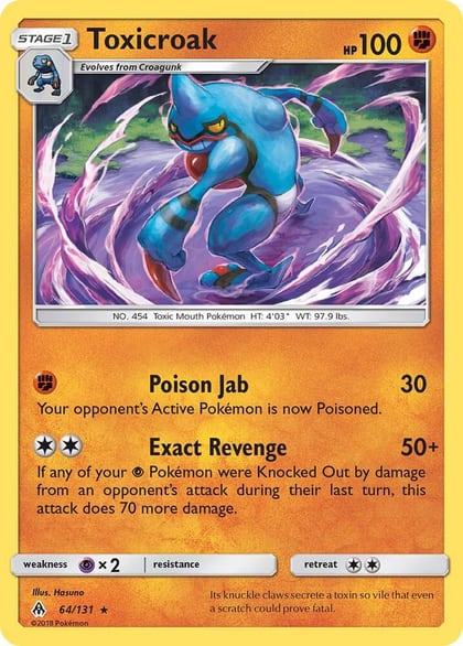 Toxicroak, SM - Forbidden Light 64/131