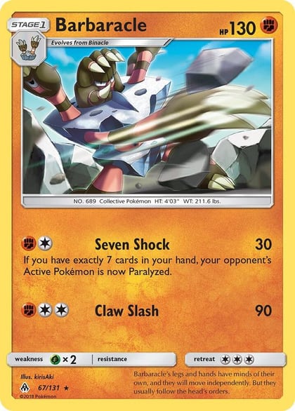 Barbaracle, SM - Forbidden Light 67/131