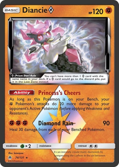 Diancie Prism Star, SM - Forbidden Light 74/131