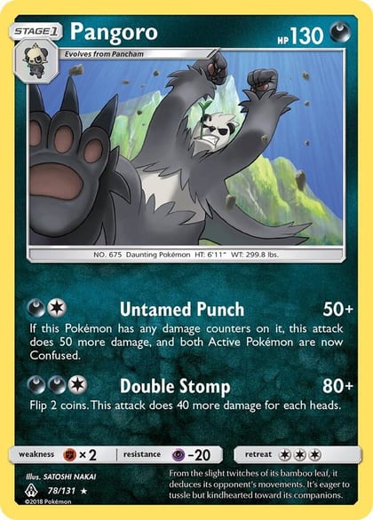 Pangoro, SM - Forbidden Light 78/131