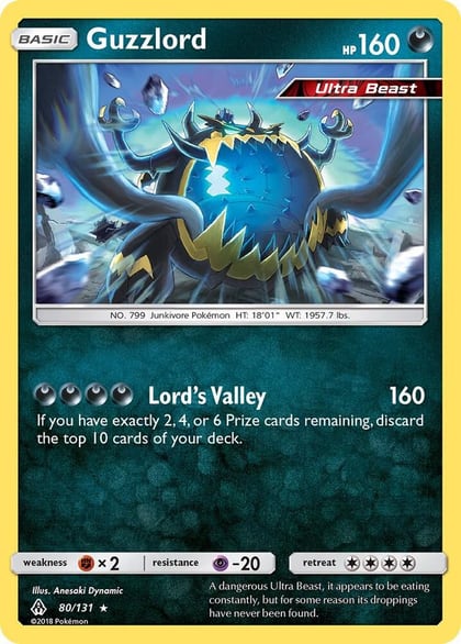 Guzzlord, SM - Forbidden Light 80/131
