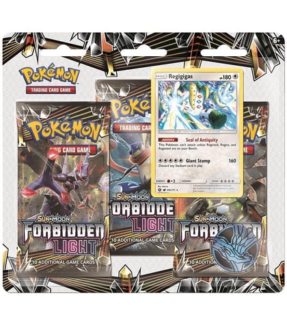 Forbidden Light 3 Pack Blister [Regigigas], SM - Forbidden Light P164299