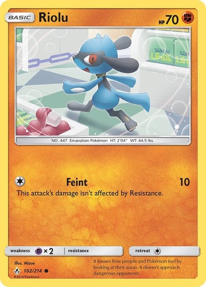 Riolu, SM - Unbroken Bonds 102/214