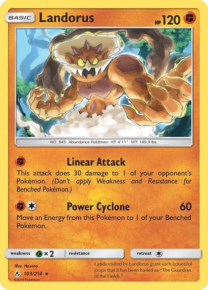 Landorus, SM - Unbroken Bonds 103/214