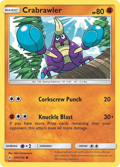 Crabrawler, SM - Unbroken Bonds 104/214