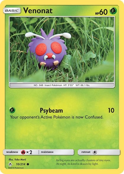 Venonat (10), SM - Unbroken Bonds 10/214