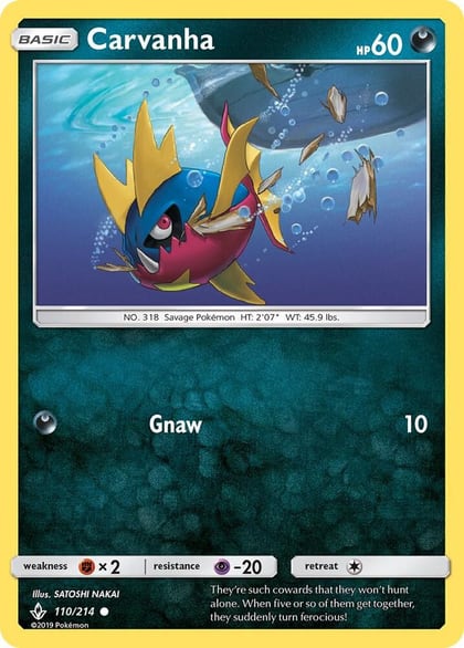 Carvanha, SM - Unbroken Bonds 110/214