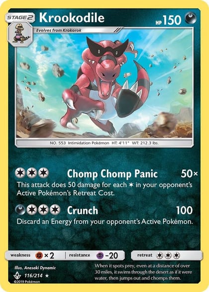 Krookodile, SM - Unbroken Bonds 116/214