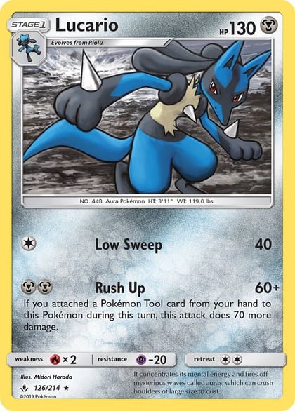 Lucario, SM - Unbroken Bonds 126/214