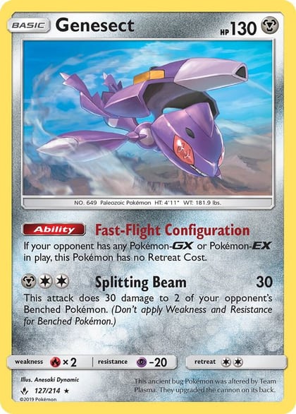 Genesect, SM - Unbroken Bonds 127/214