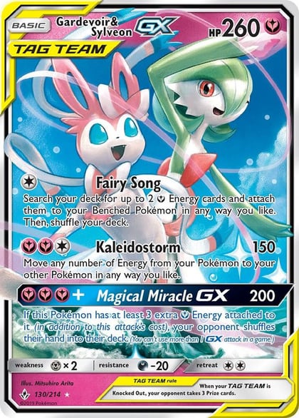 Gardevoir & Sylveon GX, SM - Unbroken Bonds 130/214