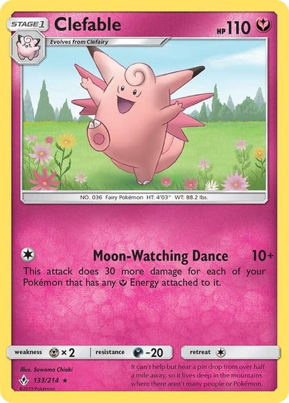 Clefable, SM - Unbroken Bonds 133/214