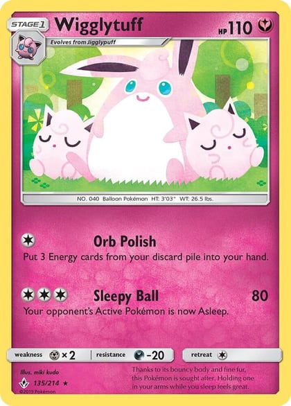 Wigglytuff, SM - Unbroken Bonds 135/214