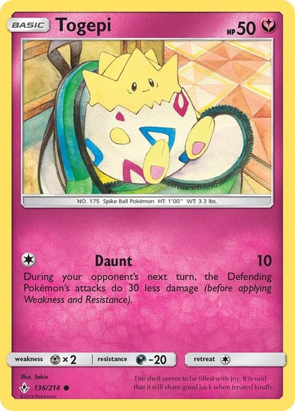 Togepi, SM - Unbroken Bonds 136/214
