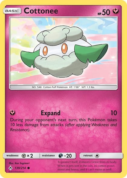Cottonee, SM - Unbroken Bonds 139/214