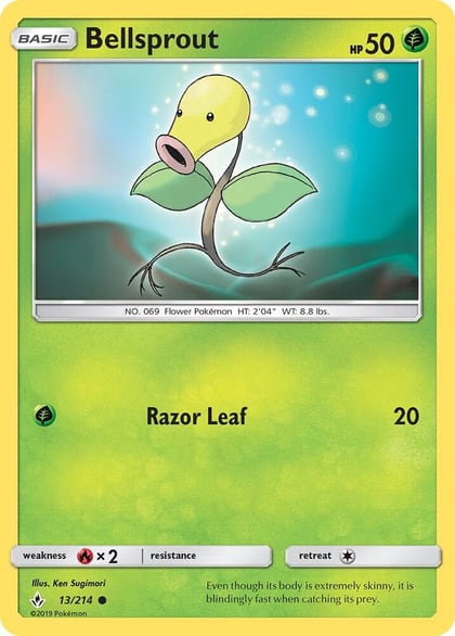Bellsprout, SM - Unbroken Bonds 13/214