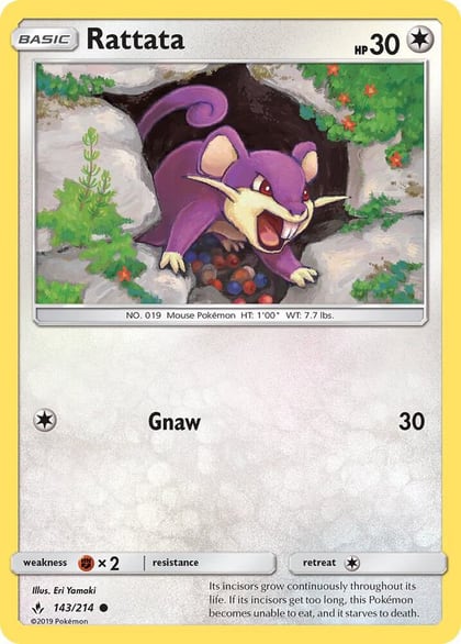 Rattata, SM - Unbroken Bonds 143/214