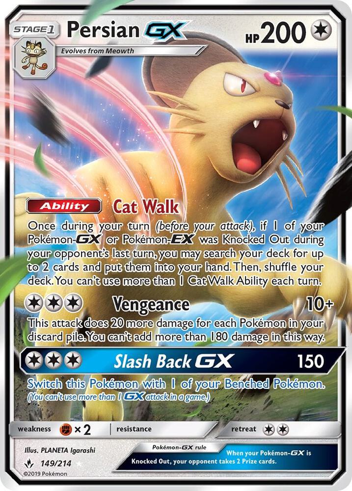 Persian GX, SM - Unbroken Bonds 149/214