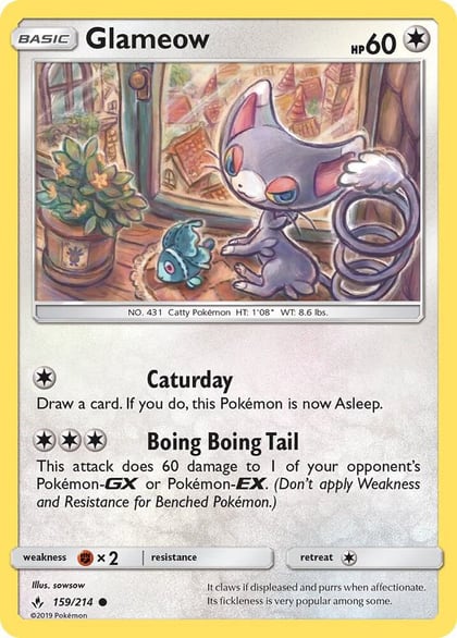 Glameow, SM - Unbroken Bonds 159/214