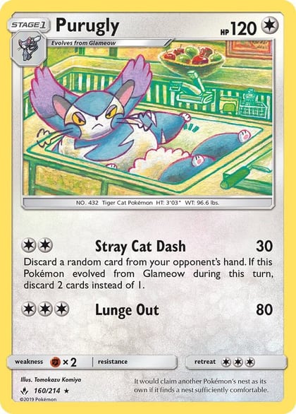 Purugly, SM - Unbroken Bonds 160/214