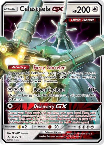 Celesteela GX, SM - Unbroken Bonds 163/214