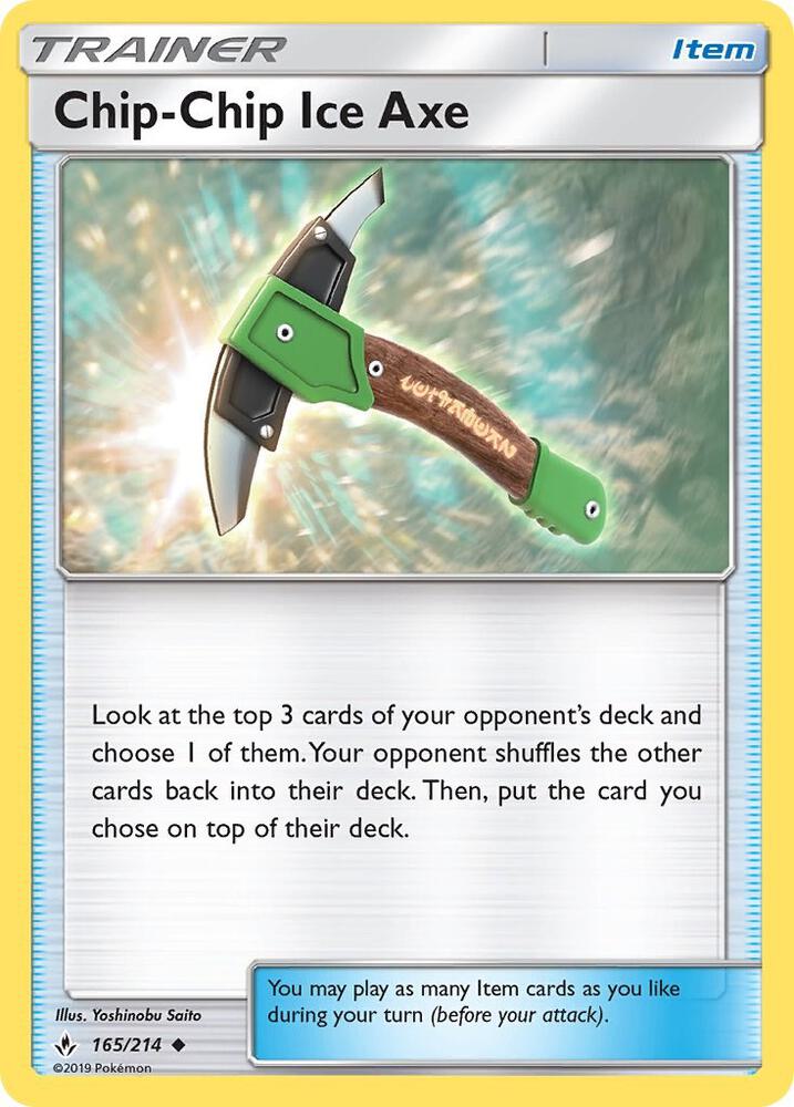 Chip-Chip Ice Axe, SM - Unbroken Bonds 165/214