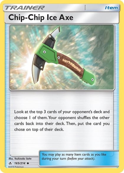 Chip-Chip Ice Axe, SM - Unbroken Bonds 165/214