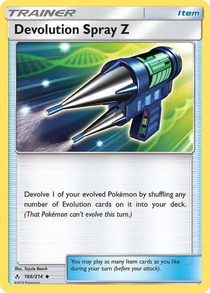 Devolution Spray Z, SM - Unbroken Bonds 166/214