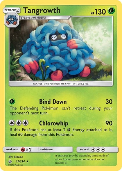 Tangrowth, SM - Unbroken Bonds 17/214