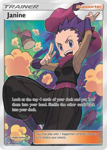 Janine (Full Art), SM - Unbroken Bonds 210/214