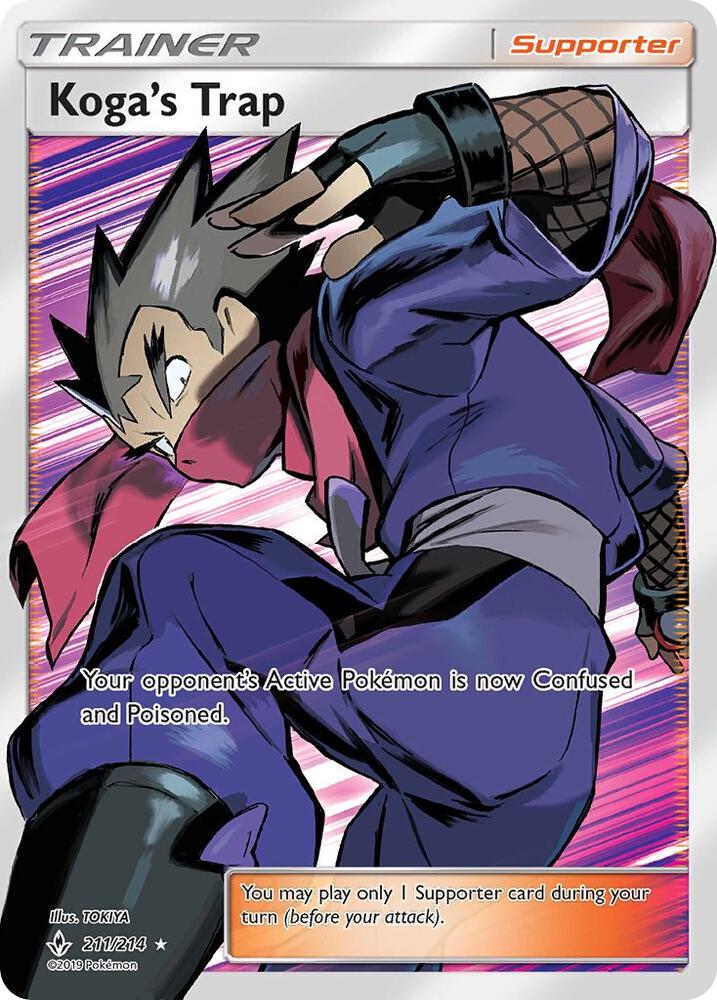 Koga's Trap (Full Art), SM - Unbroken Bonds 211/214