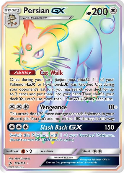 Persian GX (Secret), SM - Unbroken Bonds 227/214